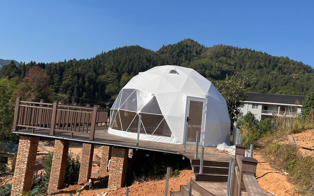 天柱山6米球型星空帐篷
